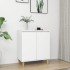 Aparador con patas madera contrachapada blanco 60x35x70