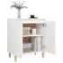 Aparador con patas madera contrachapada blanco 60x35x70