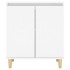 Aparador con patas madera contrachapada blanco 60x35x70
