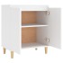 Aparador con patas madera contrachapada blanco 60x35x70