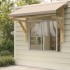Pérgola de puerta madera maciza de pino 150x100x100