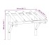 Pérgola de puerta madera maciza de pino 150x100x100