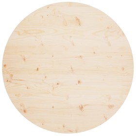 Superficie de mesa madera maciza de pino Ø90x2,5