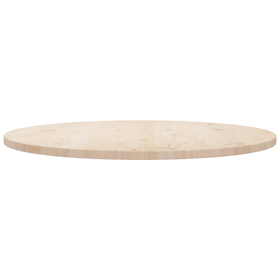 Superficie de mesa madera maciza de pino Ø90x2,5