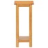 Mesa auxiliar de madera maciza de roble 27x24x55