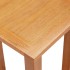 Mesa auxiliar de madera maciza de roble 27x24x55
