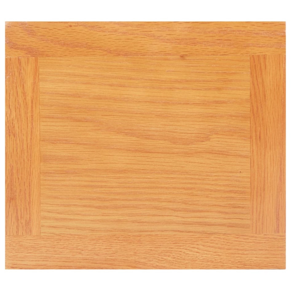 Mesa auxiliar de madera maciza de roble 27x24x55