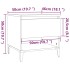 Mesitas de noche 2 uds madera contrachapada blanco 50x46x50