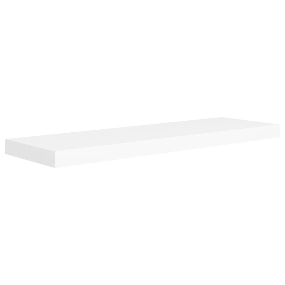 Estantes flotantes de pared 4 uds MDF blanco 80x23,5x3,8