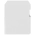Mueble de TV con luces LED blanco brillante 75x35x40
