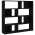 Estantería de libros/divisor de espacios negro 105x24x102