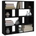 Estantería de libros/divisor de espacios negro 105x24x102