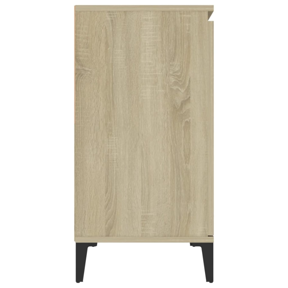 Aparador madera contrachapada color roble Sonoma 104x35x70