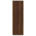 Armario de baño madera contrachapada roble marrón 30x30x95