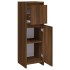 Armario de baño madera contrachapada roble marrón 30x30x95
