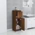 Armario de baño madera contrachapada roble marrón 30x30x95