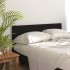 Cabecero de cama madera contrachapada negro 160x1,5x80