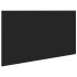 Cabecero de cama madera contrachapada negro 160x1,5x80