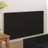 Cabecero de cama madera contrachapada negro 160x1,5x80
