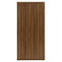 Aparador de madera contrachapada roble marrón 80x36x75