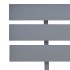 Estructura de cama sin colchón madera de pino gris 90x200