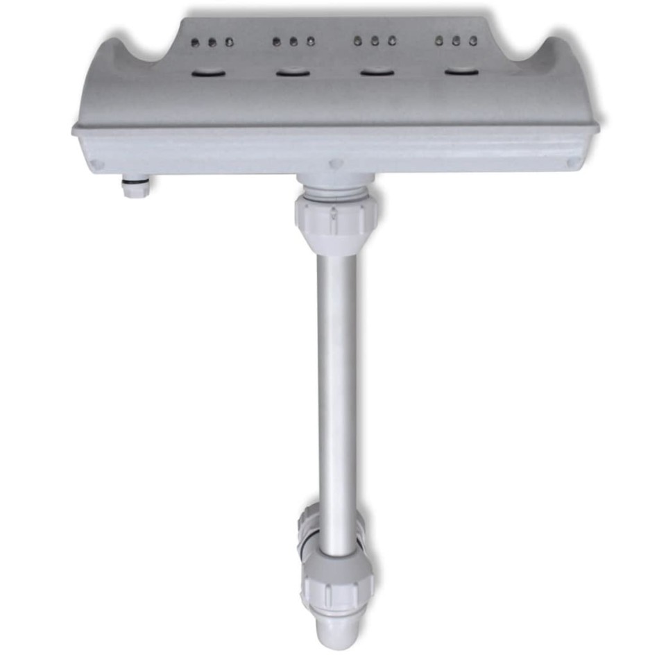 Cascada de fuente de piscina con luces