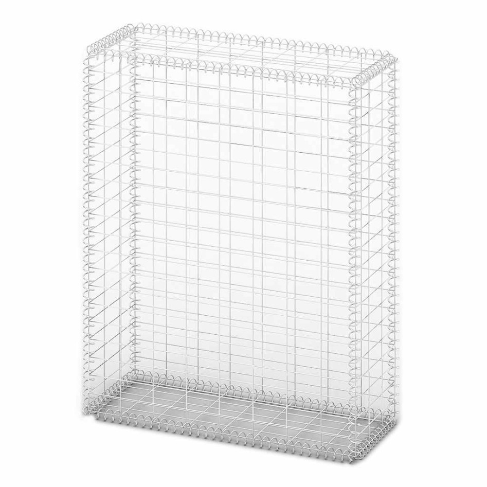 Cesta para muro de gaviones de alambre galvanizado 100x80x30