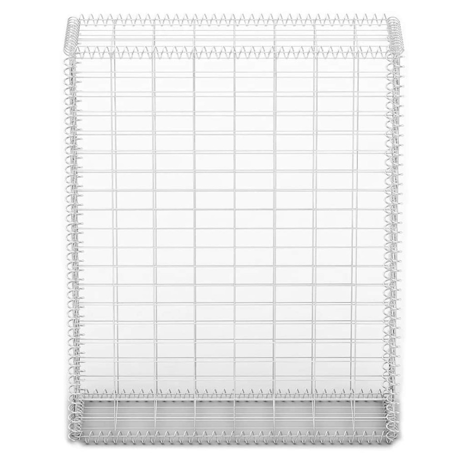 Cesta para muro de gaviones de alambre galvanizado 100x80x30