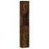 Armario baño madera de ingeniería roble ahumado 32x25,5x190