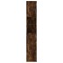 Armario baño madera de ingeniería roble ahumado 32x25,5x190
