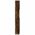 Armario baño madera de ingeniería roble ahumado 32x25,5x190