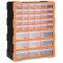 Organizador multicajones con 39 cajones 38x16x47