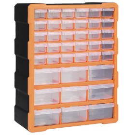 Organizador multicajones con 39 cajones 38x16x47