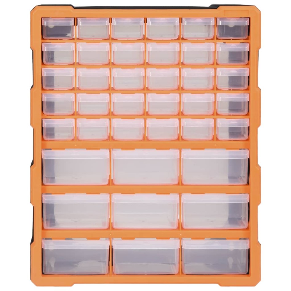 Organizador multicajones con 39 cajones 38x16x47