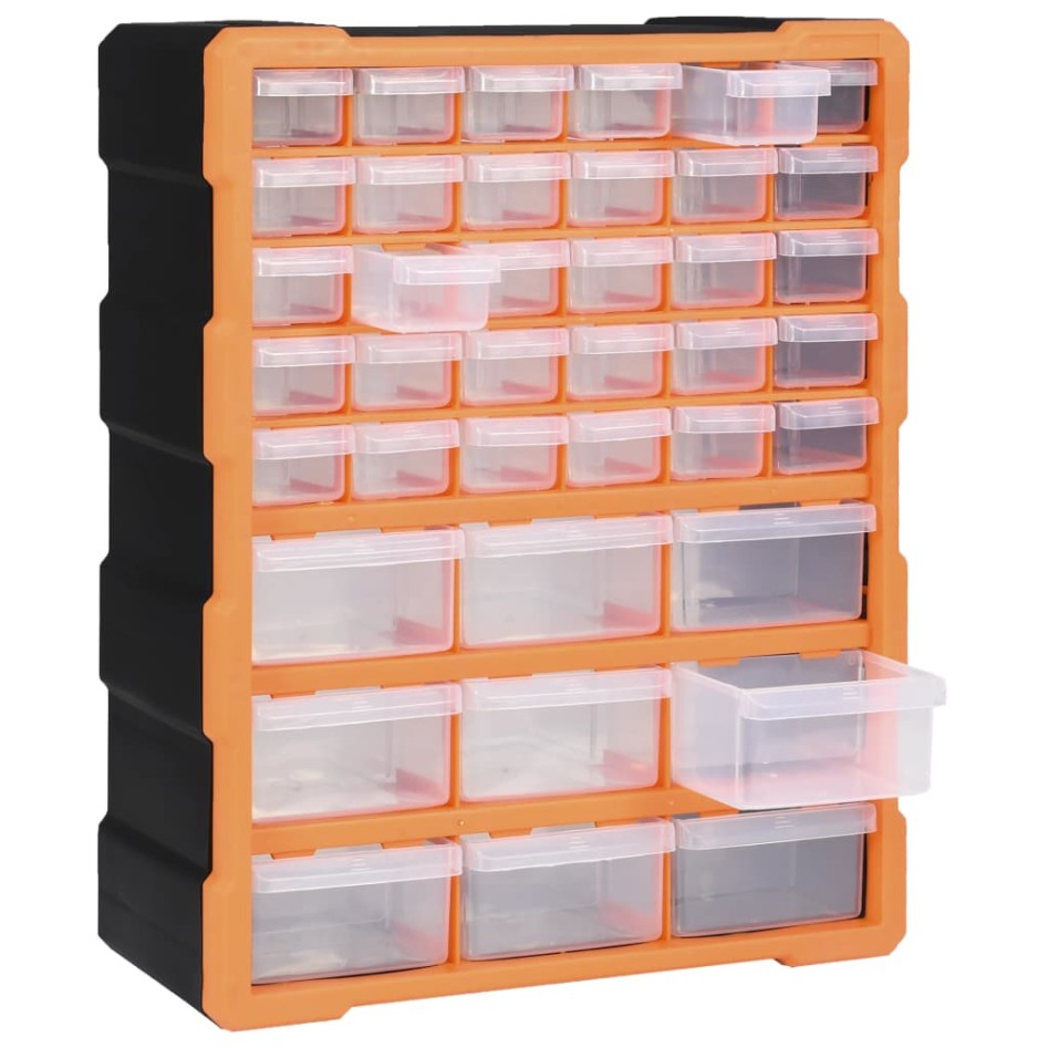 Organizador multicajones con 39 cajones 38x16x47
