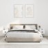 Mesitas de noche de pared 2 uds blanco 41,5x36x28