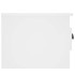 Mesitas de noche de pared 2 uds blanco 41,5x36x28