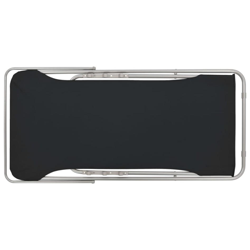 Sillas de playa plegables 2 unidades acero y tela oxford