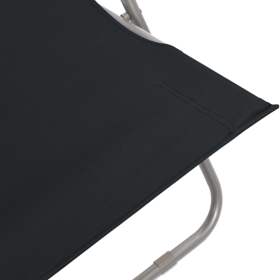 Sillas de playa plegables 2 unidades acero y tela oxford