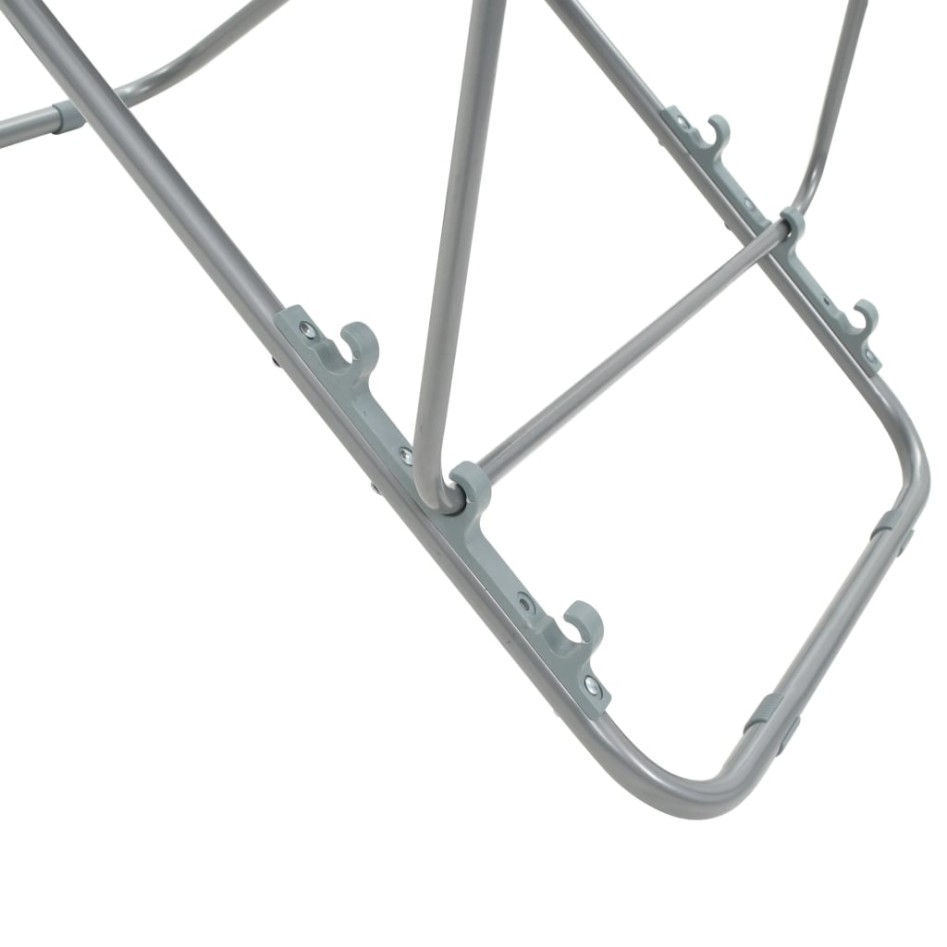 Sillas de playa plegables 2 unidades acero y tela oxford