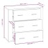 Aparador de madera contrachapada blanco 80x33x70