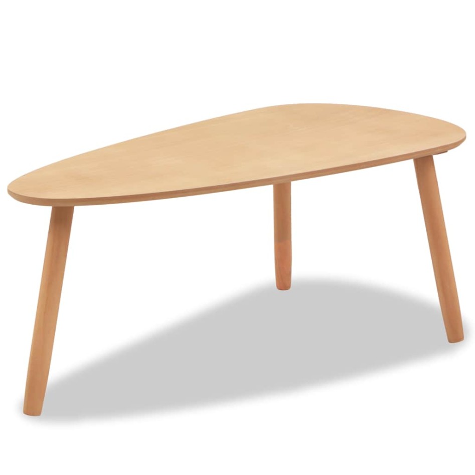 Set de mesas de centro 2 unidades madera maciza de pino