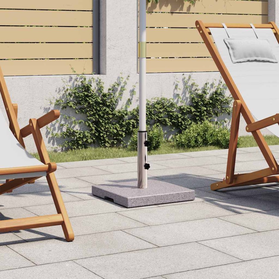 Pie de parasol de granito, cuadrado 20