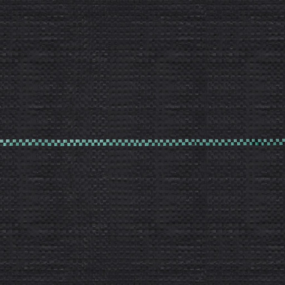 Estera de control de malezas y raíces PP negro 1x200
