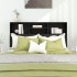 Mueble cabecero negro 140x19x103,5