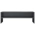 Mueble de TV madera contrachapada gris brillante 120x40x40