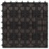 Baldosas porche relieve profundo WPC 1 m² marrón oscuro 11
