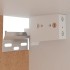 Armario colgante cocina contrachapada 39,5x31x60