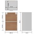 Armario colgante cocina contrachapada 39,5x31x60