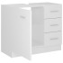 Armario para lavabo madera contrachapada blanco 63x30x54